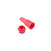 PLOT Motorcycle Spark Plug Protector Plug Case Red Portable PGR0062