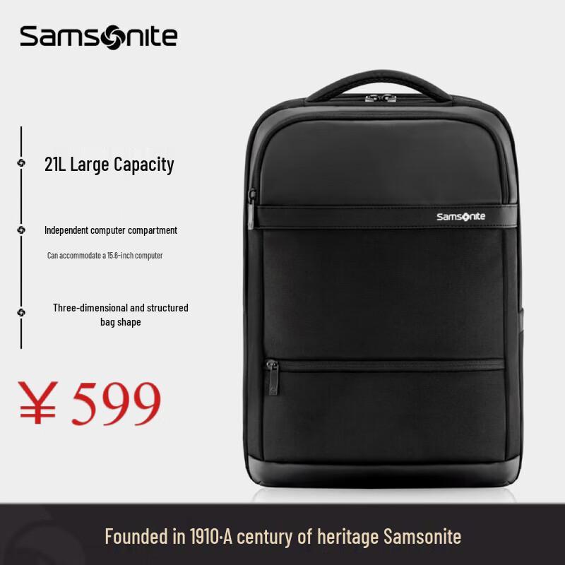 Samsonite NU4* Series Water-Resistant Laptop Backpack Standard