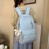 Schoolbag New College Style School Bag Girls Korean Ins High Value Candy Color School Bag Junior High School Student Lightweight Backpack