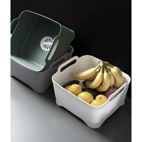 YOROXRG Silicone Square Washtub, Foldable, Large Capacity, for Sinks, Kitchen, and Outdoor Use (Green)