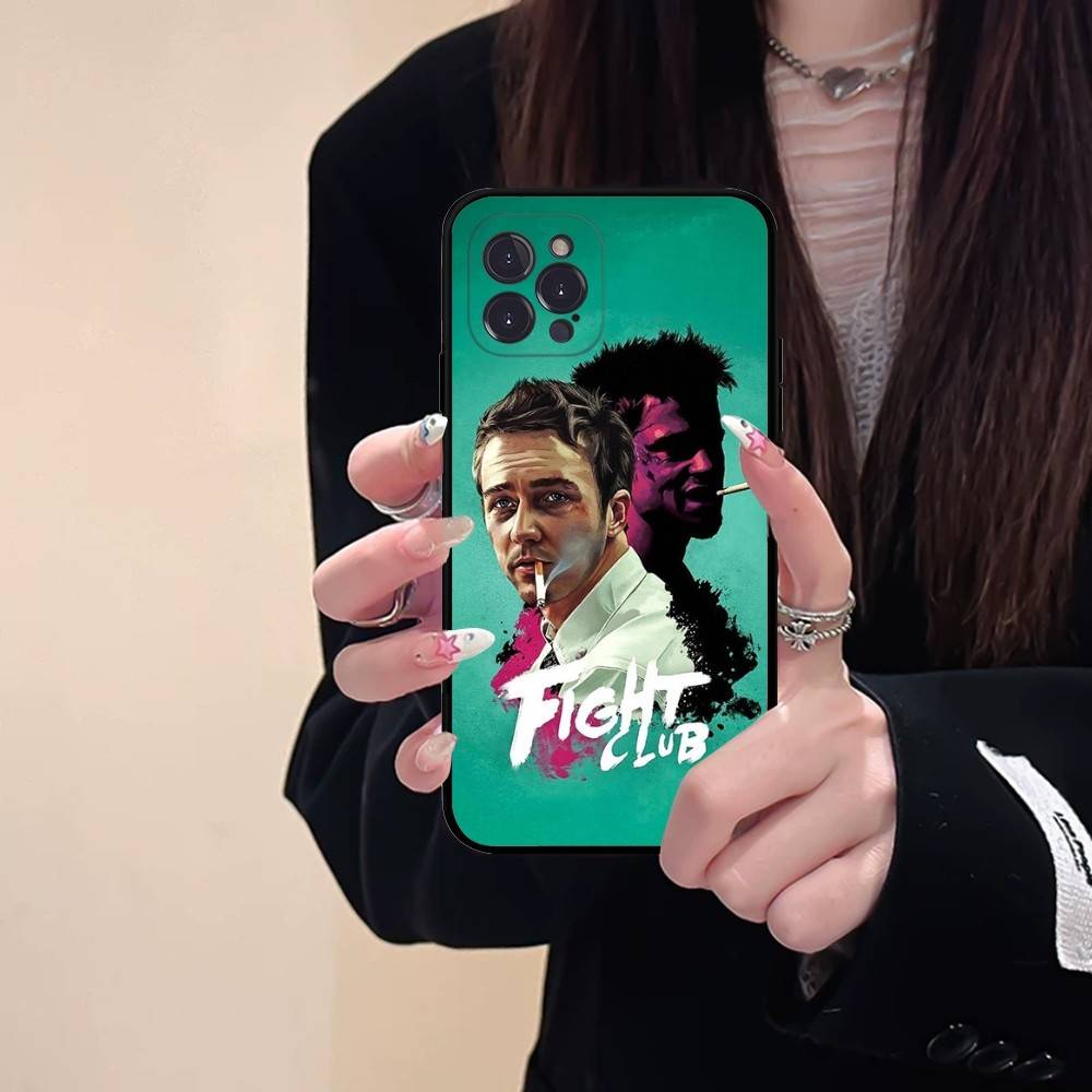 

Classic Movie F-fight C-club Phone Case For IPhone 16 15 14 11 12 13 Mini Pro XS Max Cover 6 7 8 Plus X Funda Shell iPhone 11