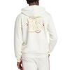 adidas Felpa con cappuccio anniversario FC Bayern bianco sporco uomo streetwear JF0576