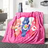 1pc Rainbow Heart Bear flannel Blanket for Super Soft Cute Comfort Blanket for Travel Bedding Couch Sofa Blanket Y73035
