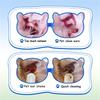 25ml 100 Pcs Pet Ear Cleaning Wipes - Gentle Earwax Remover & Tear Stain Cleaner For Dogs & Cats, Deep Cleansing & Odor Eliminating Wipes