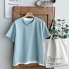 New Arrivals Open Run Women Fake Layered Loose FiT Round Neck T shirT