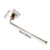 Household Banquet Metal Bell Shape Fire Extinguisher Wick Cover 18cm Handle Vintage Decor Home SPA Hotel Snuffer