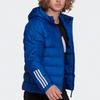 Adidas Logo Print Classic Three Detail Cotton Jacket Men Jacket Blue GT1675
