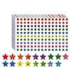 7500 Star Face Stickers 50 Sheets Adhesive Reward Seals for Kids Motivational Classroom Reward Labels Cute Cartoon Decals
