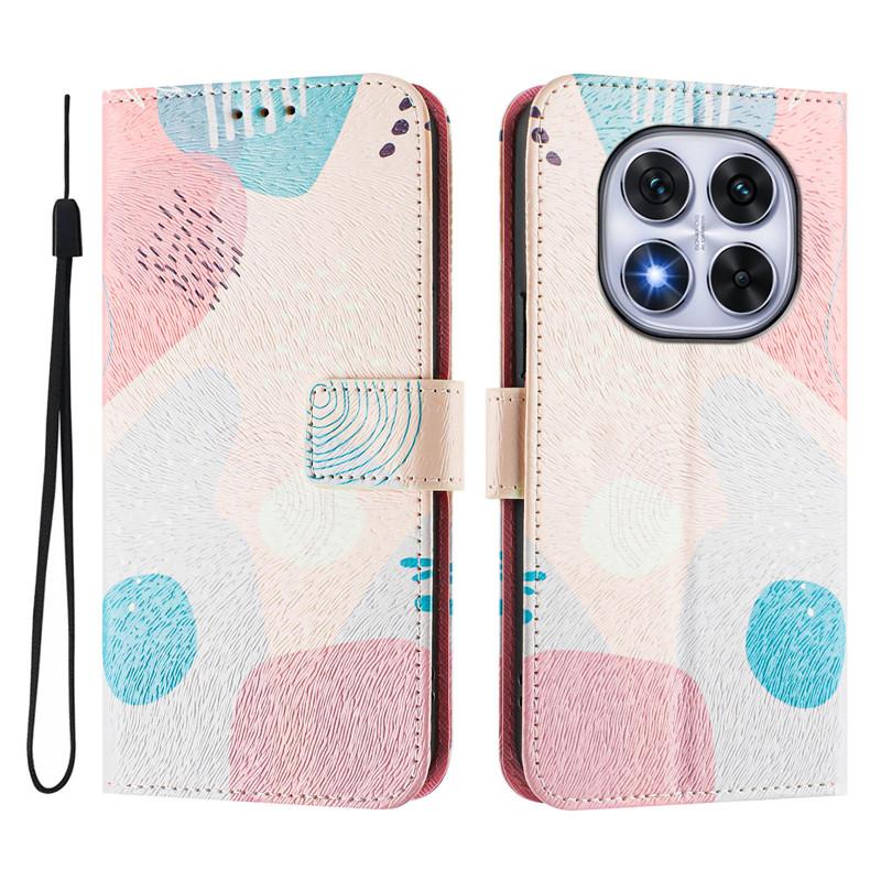 Luxusní vyklápěcí kožené pouzdro pro Xiaomi Poco X7 Vyklápěcí kryt na pro Xiomi Mi X7 M7 Pro X7Pro 5G C75 Peněženkové tašky Květinové pouzdra Etui 2025