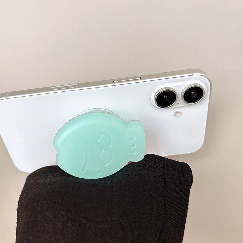 Solid Color Snapper Burning Mobile Phone Airbag Bracket Back Sticker Retractable Lazy Portable Creative Desktop Bracket Watching Dramas
