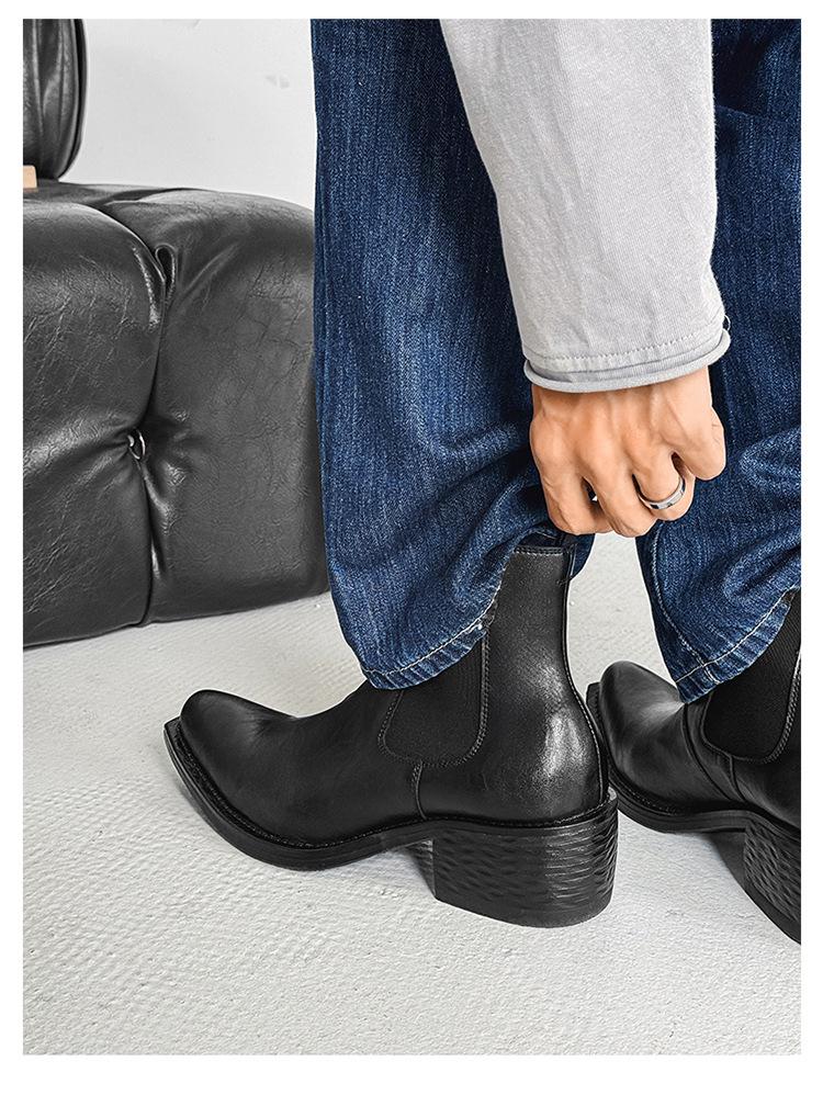 2024 Ősz Unisex Plusz Bársony Meleg Felbújós Vastag Talpú Bakancs