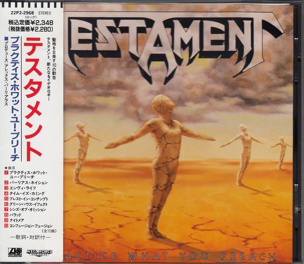 

CD TESTAMENT - Practice What You Preach 22P22968 Megaforce World 1989 Japan Rock Used
