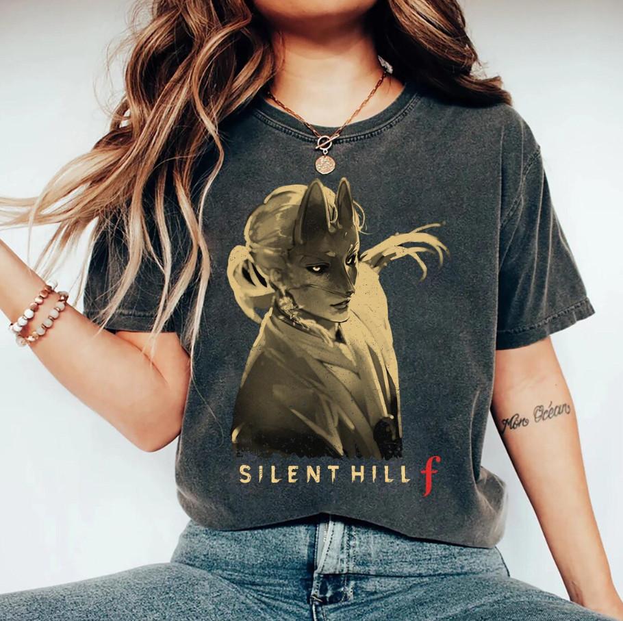 

Fox Mask Silent Hill Shirt Tsuneki Kotoyuki Shirt Horror Game Tee 2XL