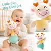Baby Rattle with Soft Sponge Grasping Stick, Infant Sensory Toy for and Baby