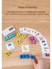Kids' Spelling Puzzle: Wooden Alphabet Block Game for Early Learning and Intellectual Development