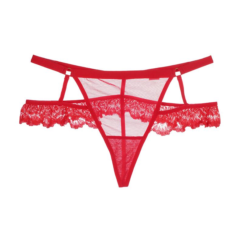 Women Sexy Panties Lace Underwear Female Seamless Lingerie Low Waist Transparent Hollow Out G-string Thongs Underpants