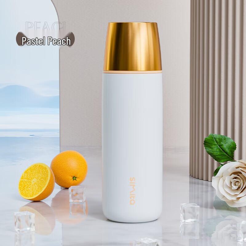 Simita 316L Stainless Steel Double-Lid Tea Infuser Bottle