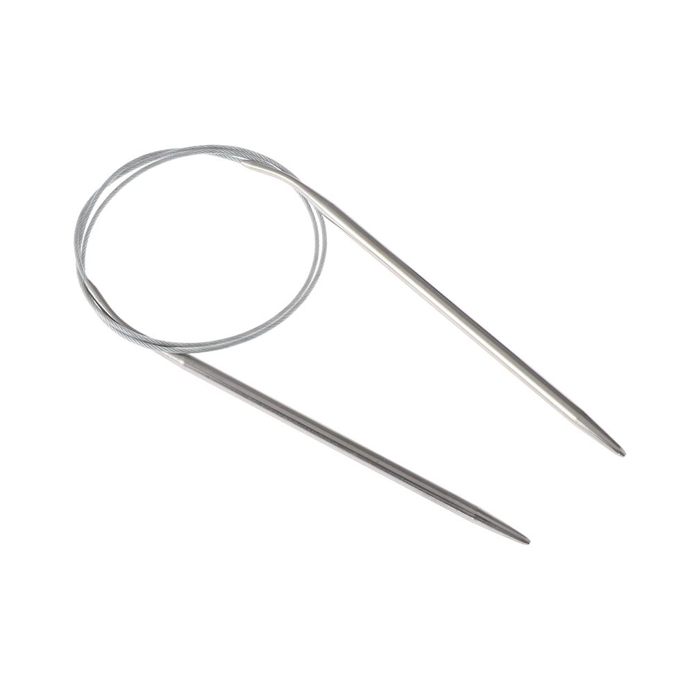 Edelstahl Rundstricknadel Handgefertigt Strickhäkelnadel Haushalt DIY Bastelartikel Handarbeitszubehör Nähnadeln