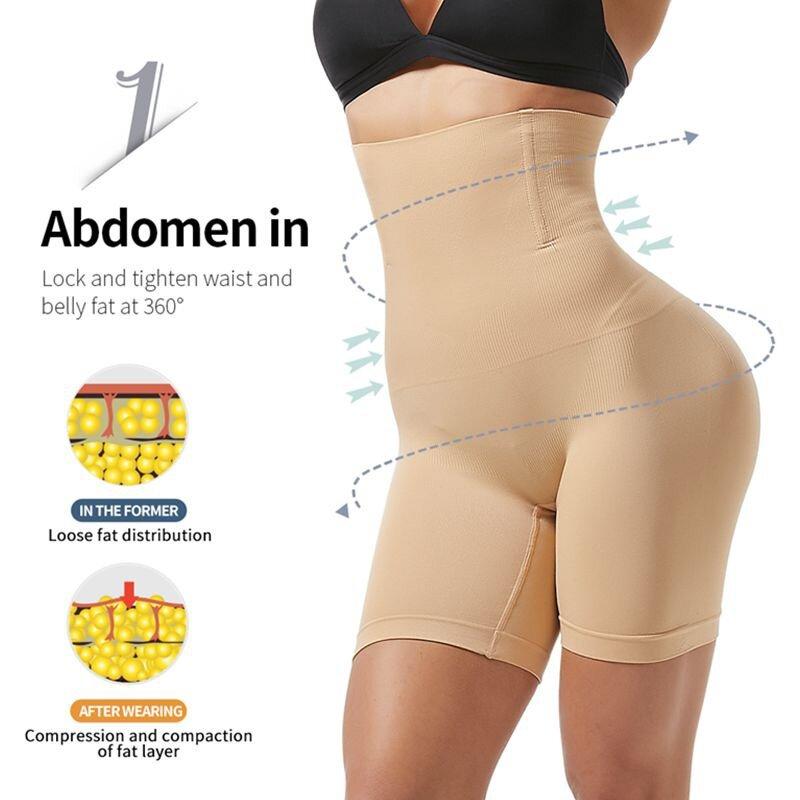 

Корректирующий пояс с высокой талией, формирователь тела, триммер для живота, похудение, набивка для ягодиц Nude,XL（145-175）