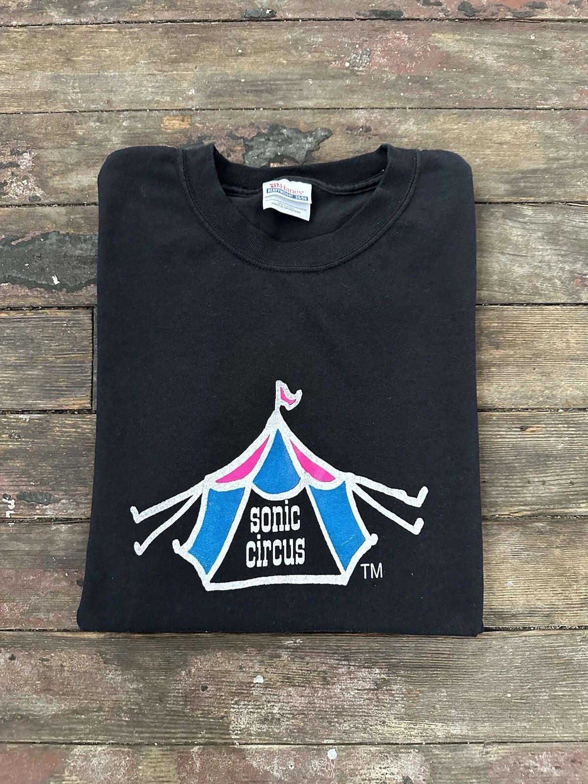Sonic Circus Promo T Shirt Men’s XL Black 4XL
