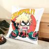 M-My H-Hero Academia Bakugo Cushion Cover Soft Short Plush Pillow Cover Smooth Cozy Texture Aesthetic Cushion Case Home Decor
