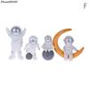 3/4Pcs Astronaut Figure Statue Figurine Spaceman Sculpture Educational Toy Desktop Home Decor Astronaut Model For Kids Gift