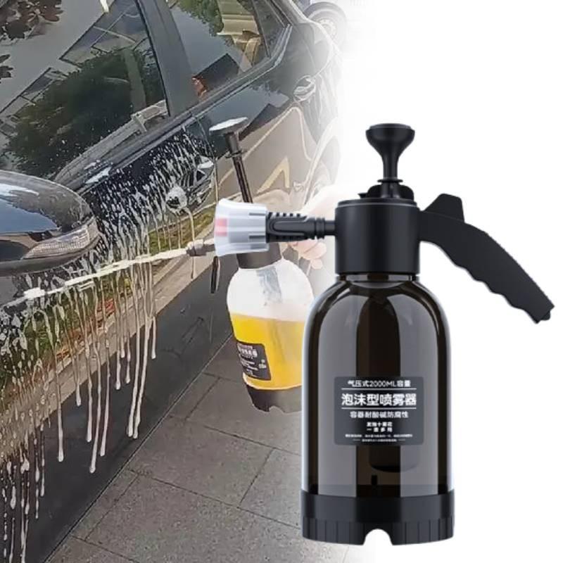 Car Wash 2l Pump Foam Sprayer Hand Held Spray Bottle Detailes Tools Washing