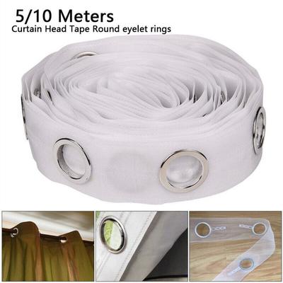 Non-woven Curtain Head Tape DIY Curtain Accessories New Round Eyelet Rings  Curtain Blinds