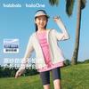 Balabala Girls' Sunscreen Clothing, Children's Thin Coat, 2026 New Summer Clothing, Cool and Sunscreen, Quick Drying, Portable