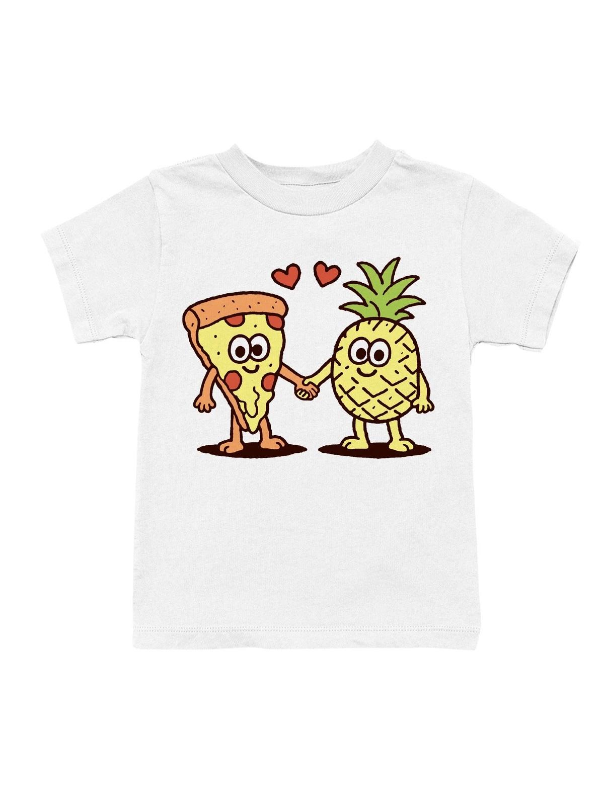 

Pizza Meets Pineapple: Forever Friends Youth s T-shirt XL