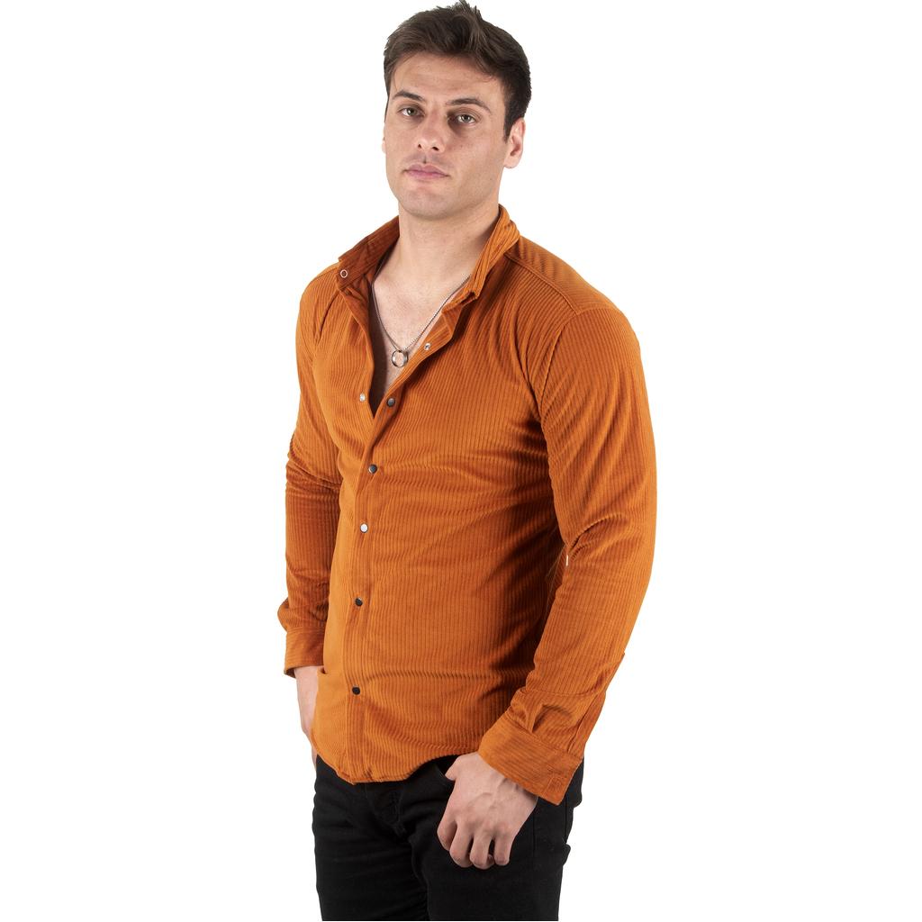 DeepSEA Einfarbiges Samthemd 2302308