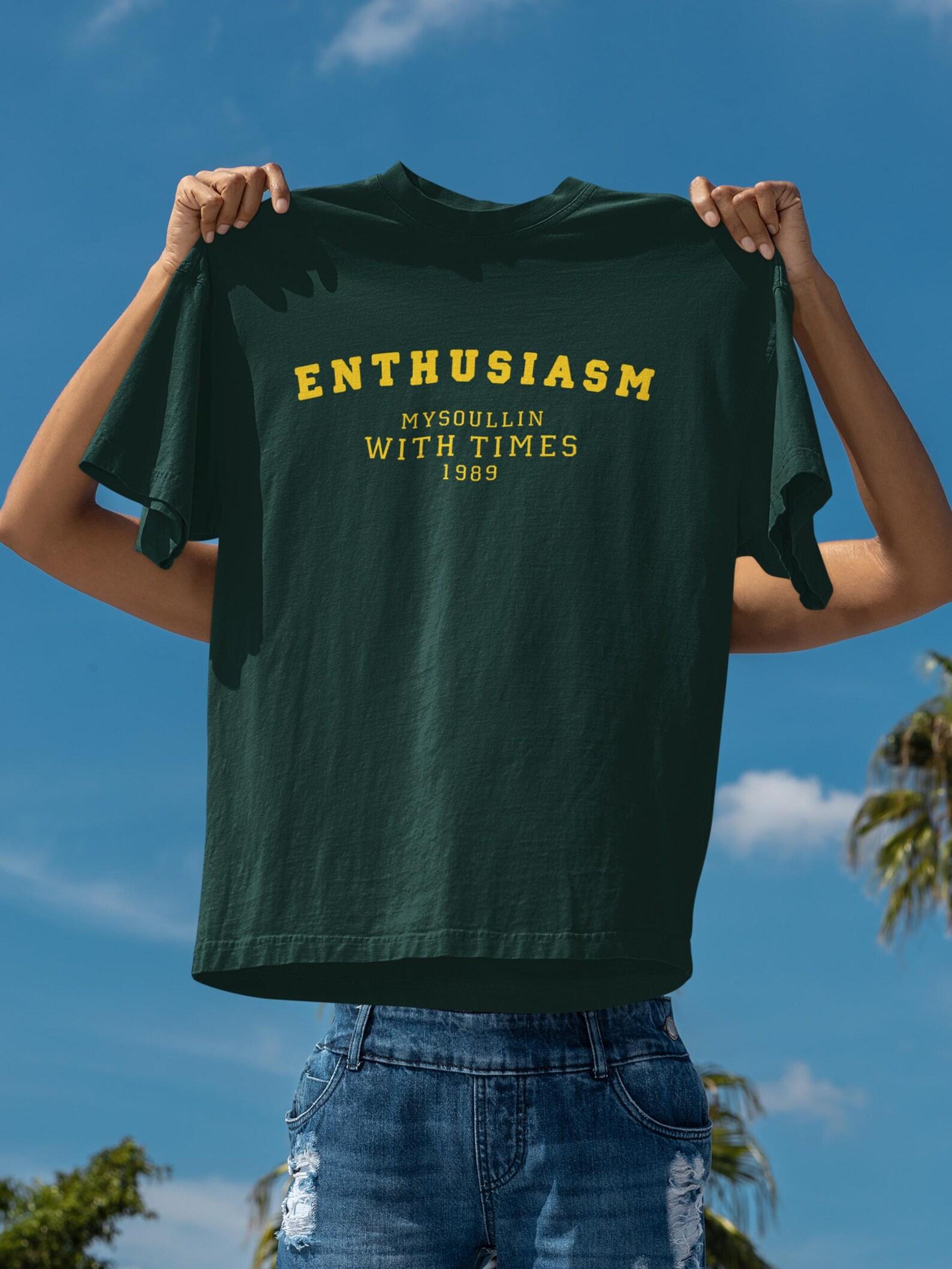 Oversized Boxy T-Shirt Enthusiasm | Unisex Cotton Tee 4XL