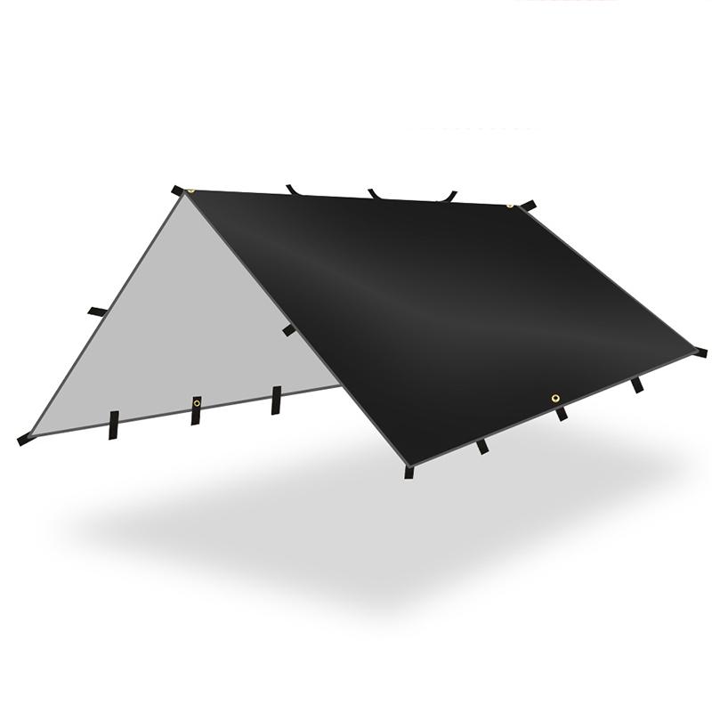 

4x4m 4x3m 3x3m брезентовая палатка водонепроницаемая для кемпинга с защитой от ультрафиолета для пешего туризма и походов, брезентовая палатка для кемпинга, туристический пляжный навес от солнца 3*4m