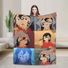 Tenmaku No Jaadugar Anime Blanket Flannel All Season Multifunction Lightweight Thin Throw Blanket for Home Couch Rug Piece