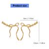 Stylish Copper Bowknot Drop Earrings Fashion Accessory Ideal for Enhancing Outfits at Various Event