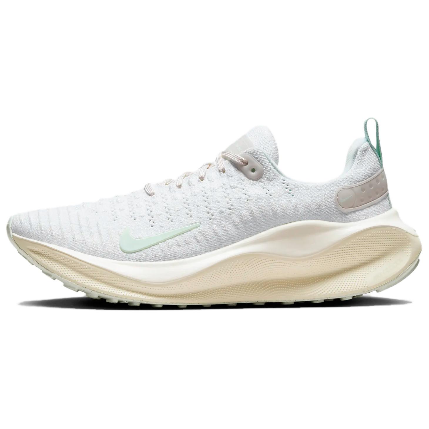 

Nike React Infinity Run 4 Белый Едва Зеленый (Женский) Женские кроссовки Парусный Бледно-слоновая кость HF4306-100 36.5
