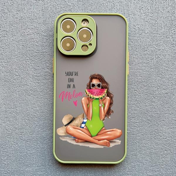 Young Girl Pattern Phone Case for iPhone 11 12 13 Pro Max Mini 14 15 Plus Pro Max 7 8 Plus SE 2020 X XR XS Shockproof Back Cover