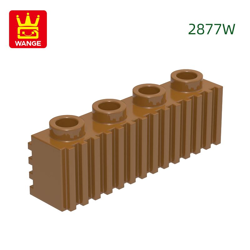 

81Pcs / lot 2877W Modified 1x4 Including Grille Fluted Profile Building Blocks My Own Creation Color Add-Ons Fitting Including Blocks Playthings about 81pcs