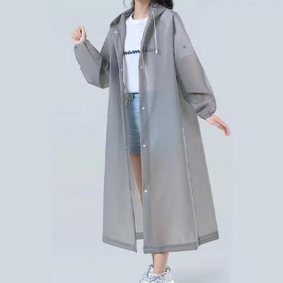 Disposable and Portable Adult Raincoat, Raincoat for Outdoor Travel, Transparent All In One Raincoat