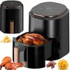 Air Fryer Linbox Black 4.5L 1400W Color Menu In Polish