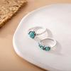 Combination Ring, Personalized Vintage Bohemian Turquoise 2-Piece Set Ring