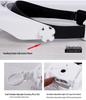 15x Rechargeable USB Head-mounted Magnifying Glass with Three LED Lights for Reading, Repair, and Beauty Inspection.