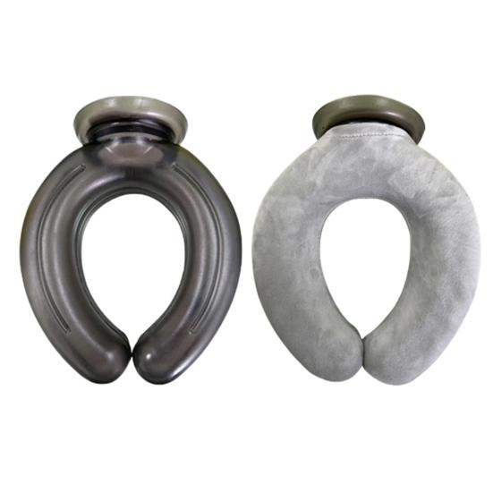 Neck Cooling Ice Pack with Velvet Cover U-shaped Cold Hot