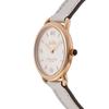 Coach Delancey Slim White Dial White Leather Ladies Watch