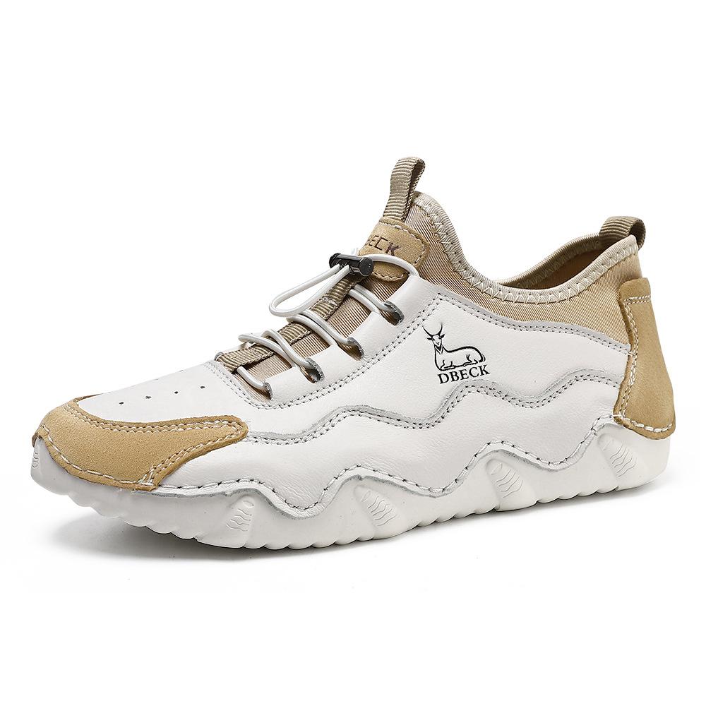 Top Layer Leather Cowhide Plus Size Women's Shoes Outdoor Casual Shoes Autumn and Winter Sports Shoes