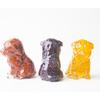 Resin Craft Pet Statue With Genuine Water Crystal For Modern Living Room Accent