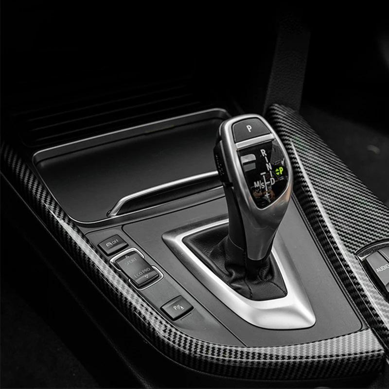 LHD Car Accessories L-Shape Car Control Gear Shift Panel Decorative Strip For BMW 3 4 Series F30 F31 F34 3GT F32 F33 F36 2013-2019