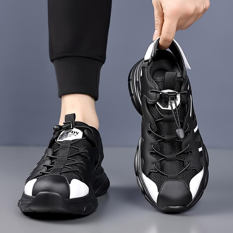 Fashion Fashion Outdoor Walking Summer Flats Soft Leather Sandals Quick Dry Wading Aqua Shoes Man Slippers New Hollowed-out Mens Sandals