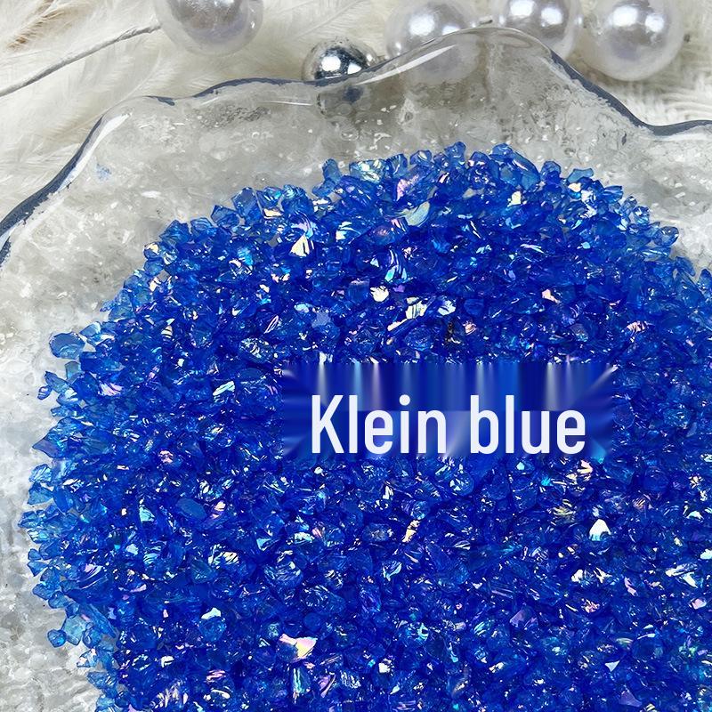 Handmade Iridescent Crushed Stone Nail Art Decorations - High-End Feel DIY Material Filler 30g bag