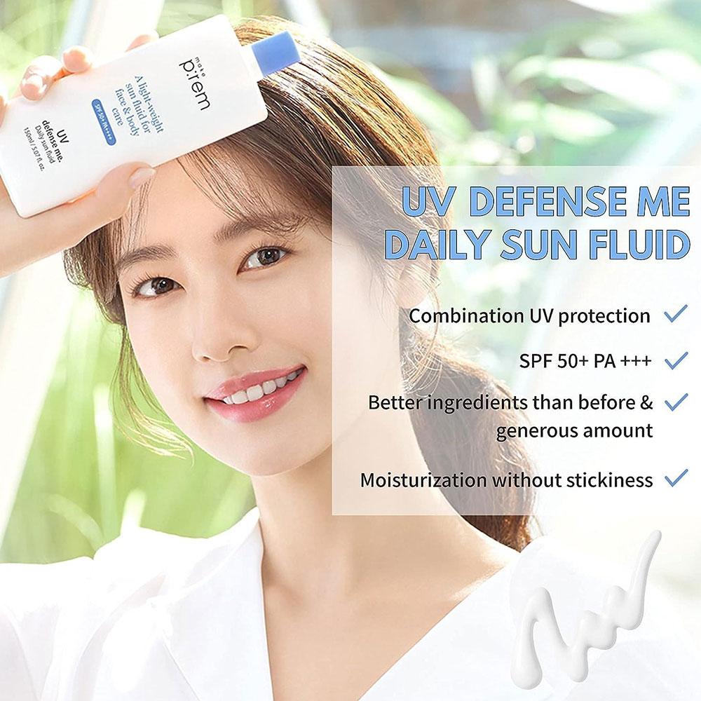 Make P:REM UV Defense Me Daily Sun Fluid 150ml (SPF50 +)